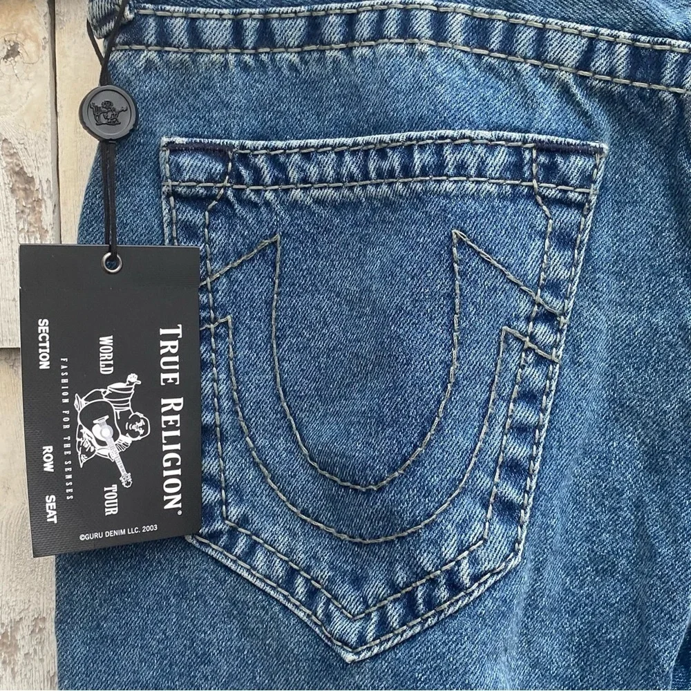 True Religion Geno Relaxed Slim Dark Wash Jeans